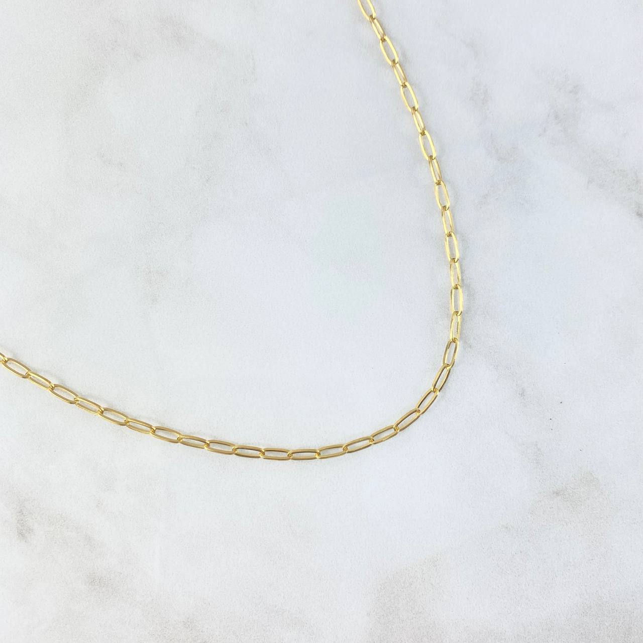 Cadena Cajon 3.25gr / 45cm / 3mm Oro Amarillo +3 18K