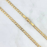 Cadena Panzer 15.6gr / 65cm / 3.5mm Oro Amarillo +1