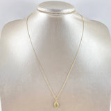 Cadena Aro Seguido 0.5gr / 45cm / 0.5mm + Dije San Benito - Ovalado 0.3gr / 1.4cm Oro Amarillo (Oferta)