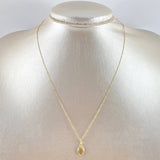 Cadena Aro Seguido 0.5gr / 40cm / 0.5mm + Dije San Benito - Ovalado 0.3gr / 1.4cm Oro Amarillo (Oferta)