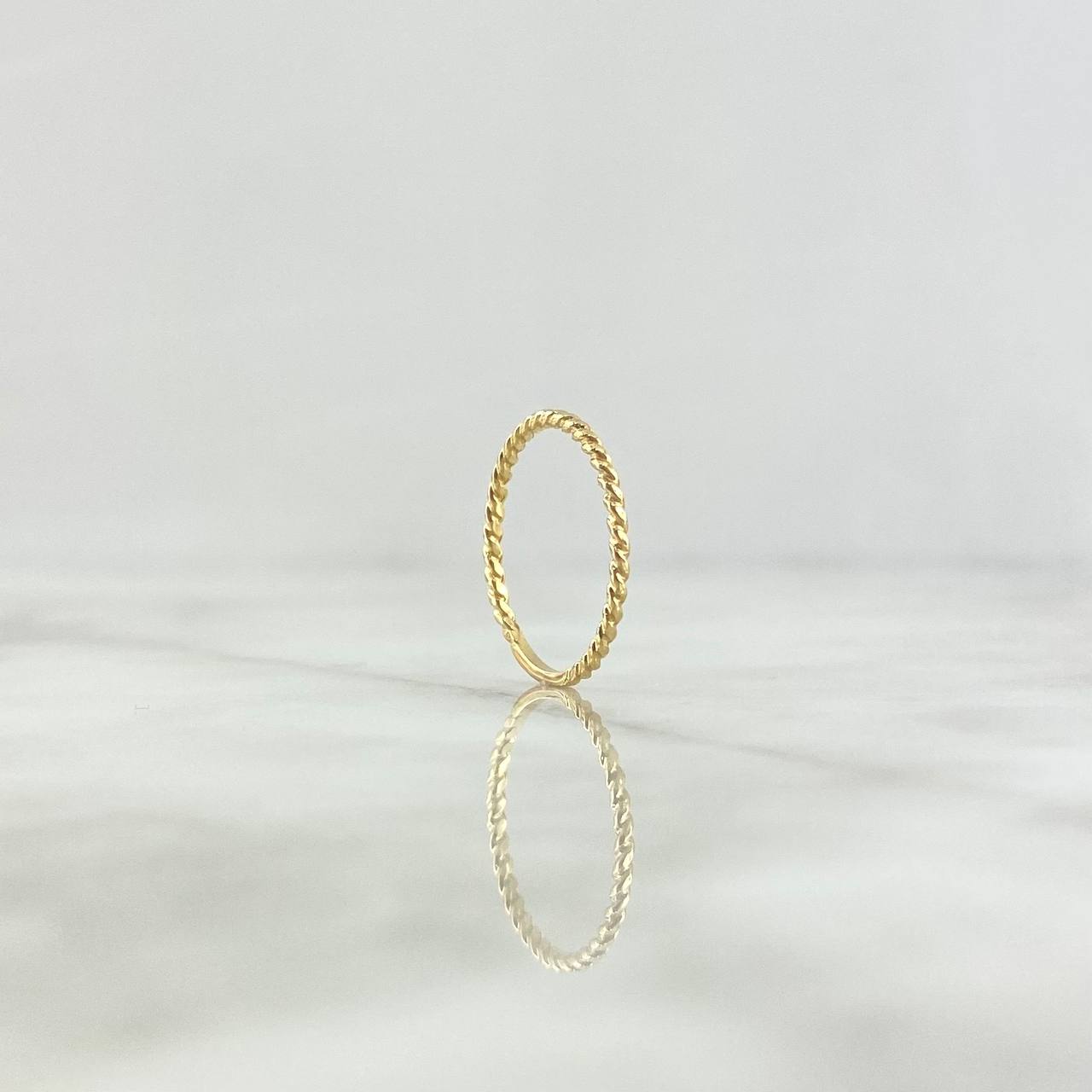 Anillo Trenzado 1gr / T 6 1/2 / Oro Amarillo