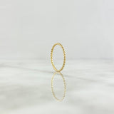 Anillo Trenzado 1gr / T 6 1/2 / Oro Amarillo