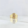 Anillo Cinturon Virgen Milagrosa 2.15gr / T 8 1/2 / Oro Amarillo
