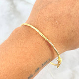 Pulso Aro Trenzado 3.95gr / 17.5cm / Oro Amarillo +4 18K ©