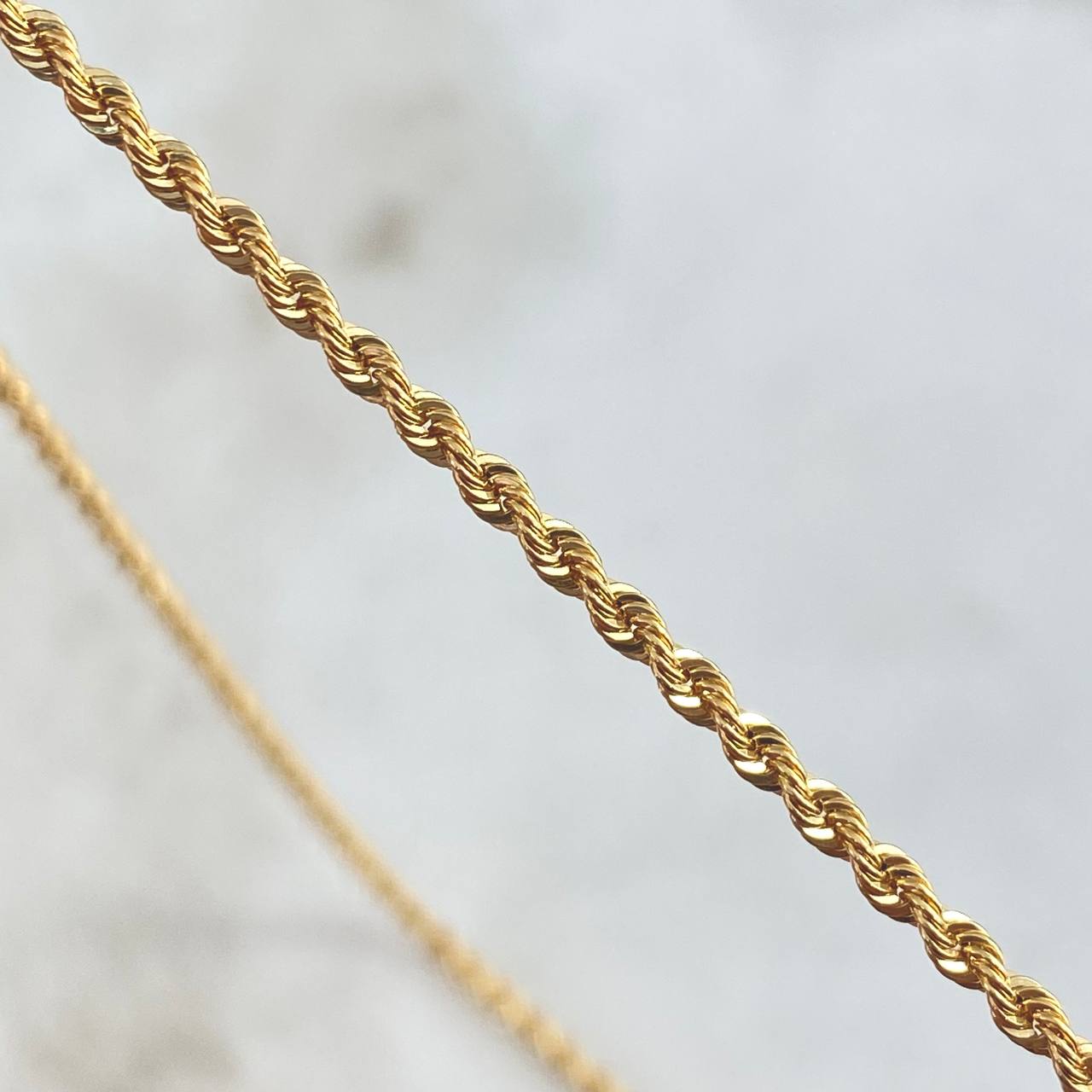 Cadena Lazo 2.85gr / 45cm / 2.2mm Oro Amarillo +3 ©