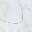 Cadena Militar 2.3gr / 60cm / 1mm Bola Diamantada Oro Amarillo +3 ©