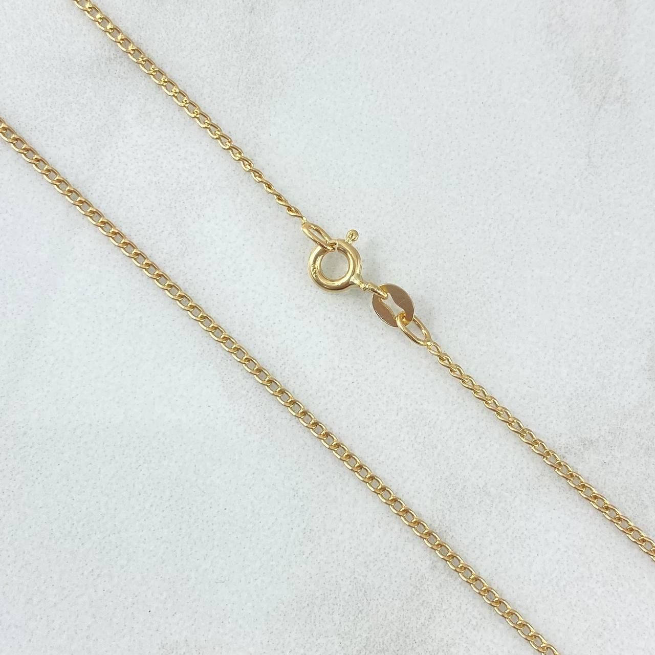 Cadena Cubana 2.65gr / 60cm / 1.7mm Oro Amarillo +1 18K *