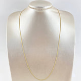 Cadena Cubana 1.85gr / 60cm / +1 Oro 18K *