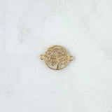 Herraje Árbol De La Vida 0.6gr / 1.5cm / Liso Oro Amarillo