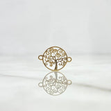 Herraje Árbol De La Vida 0.6gr / 1.5cm / Liso Oro Amarillo
