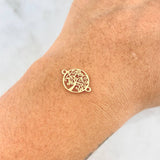 Herraje Árbol De La Vida 0.6gr / 1.5cm / Liso Oro Amarillo