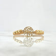 Pulsera Caqui Árbol De La Vida Circones Blancos 1.5gr / 4mm Bolas Lisas - Diamantadas 6 Und Oro Amarillo ©