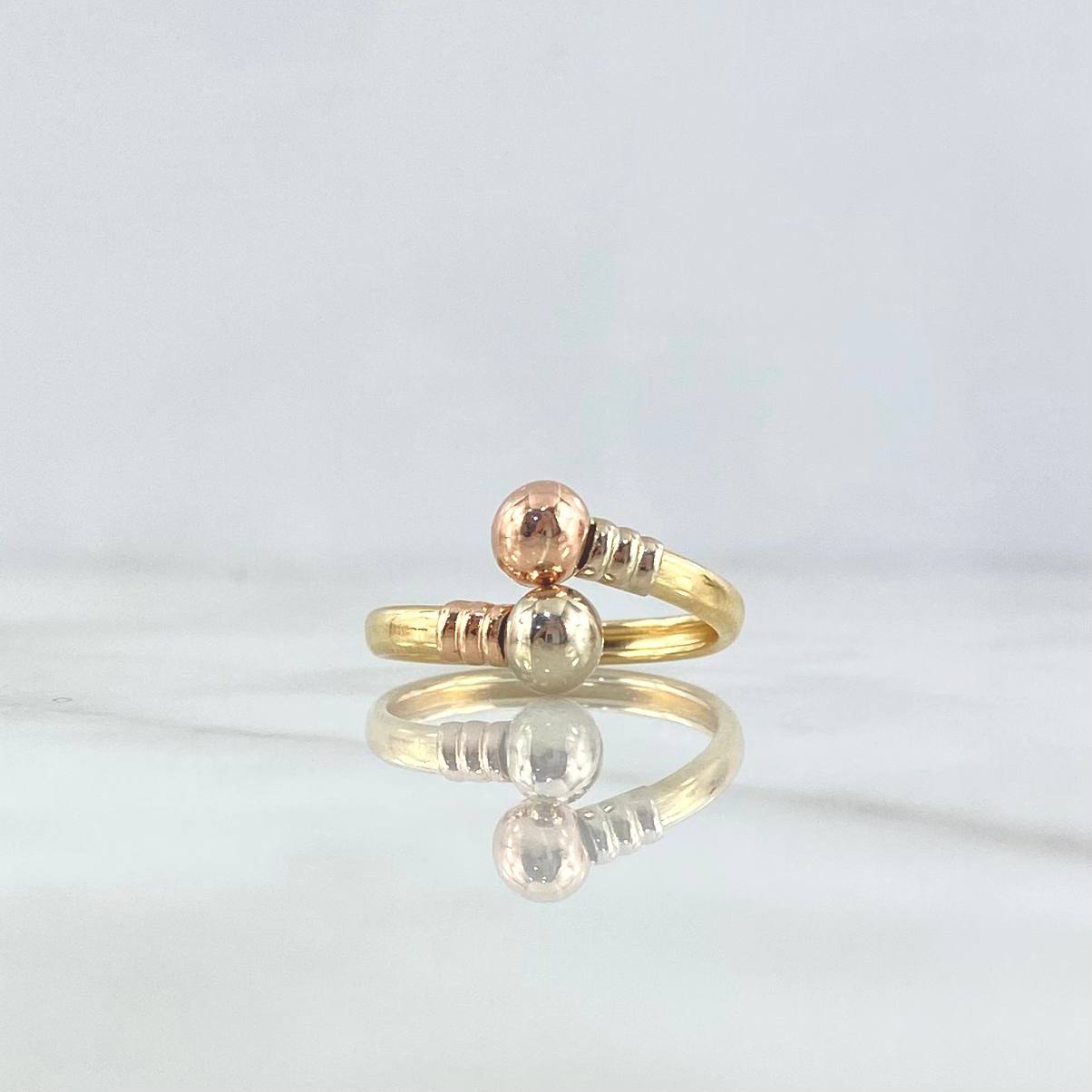 Anillo TU Y Yo 1.75gr / T8 1/2 / 6mm Tres Oros