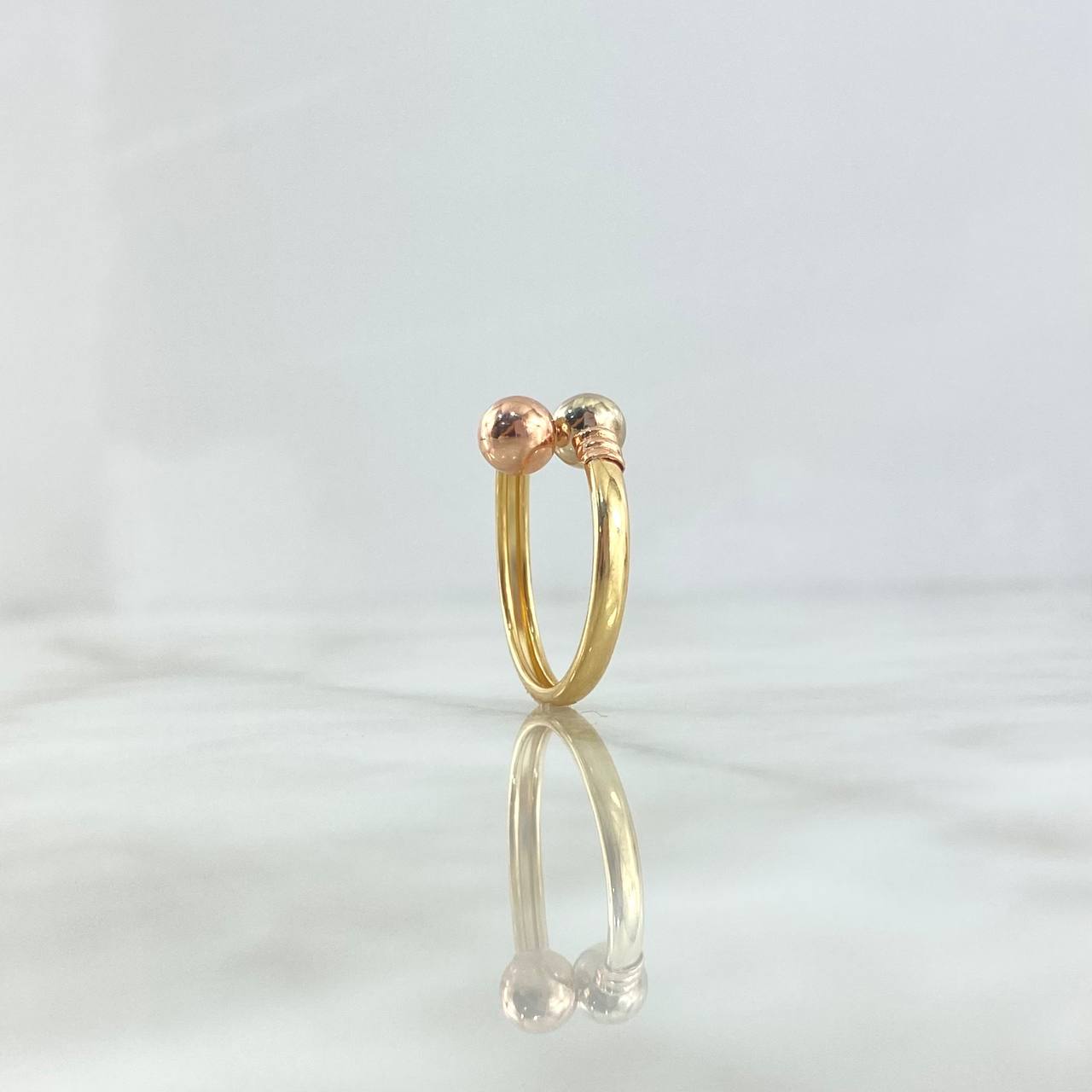 Anillo TU Y Yo 1.75gr / T8 1/2 / 6mm Tres Oros