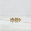 Anillo Bolas Dimantadas 1.8gr / T6 3/4 / Tres Oros