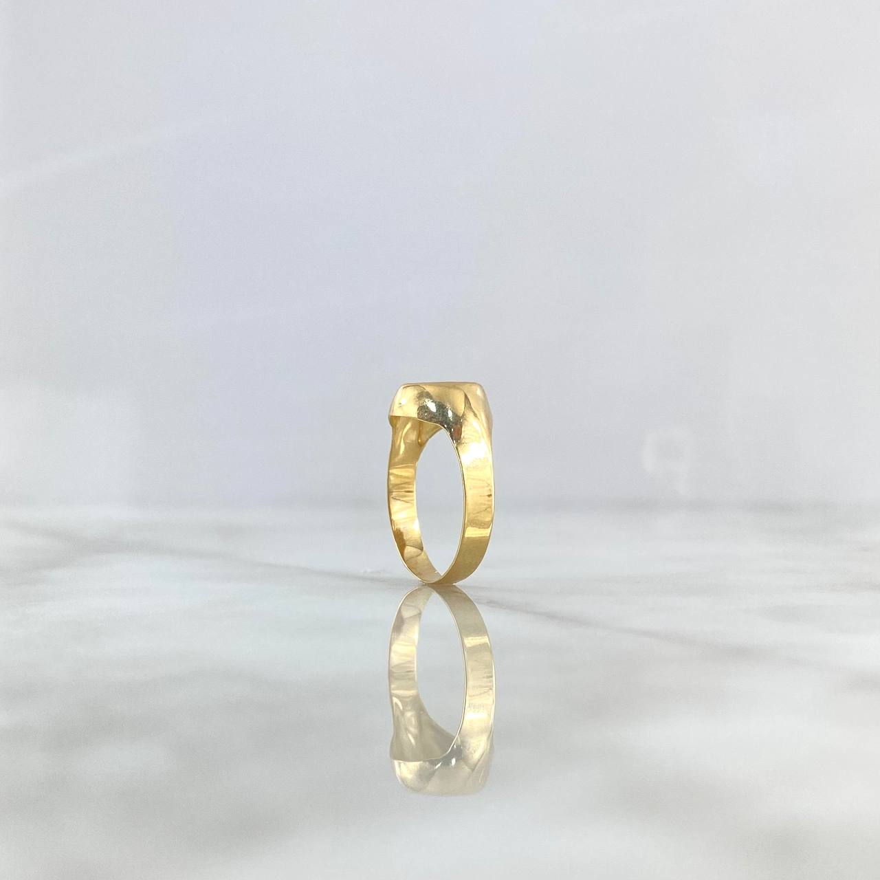 Anillo Corazón 1.85gr / T4 / Tres Oros