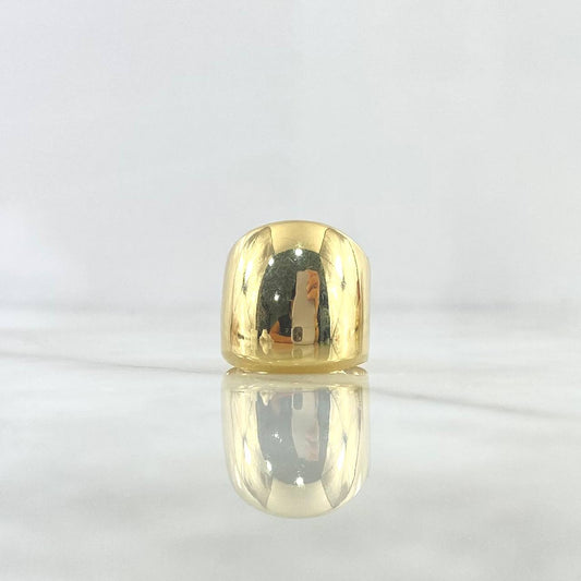Anillo Sello Liso 3.1gr / T6 3/4 / Oro Amarillo ©