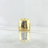 Anillo Sello Liso 3.1gr / T6 3/4 / Oro Amarillo ©