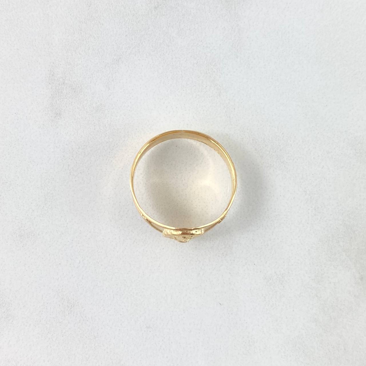 Anillo Virgen Guadalupe Sello Estrellado 1.95gr / T6 / Oro Amarillo ©