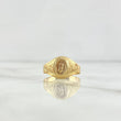 Anillo Virgen Guadalupe Sello Estrellado 1.85gr / T8 1/2 / Oro Amarillo