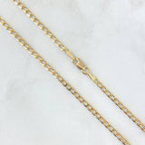 Cadena Panzer 9.65gr / 70cm / 2.5mm Oro Amarillo +1