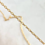 Cadena Cajón 2.65gr / 50cm / +3 Oro 18K