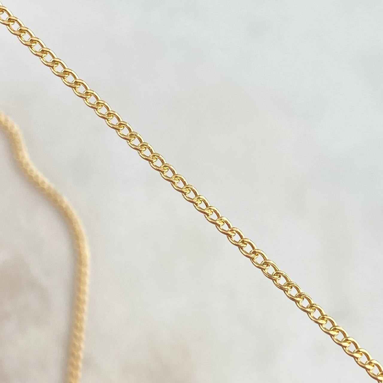 Cadena Mini Cubana 1.5gr / 50cm / 1.4mm Oro Amarillo +3