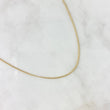 Cadena Mini Cubana 1.5gr / 50cm / 1.4mm Oro Amarillo +3