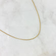 Cadena Cubana 1.35gr / 50cm / +1 Oro 18K