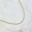 Cadena Roll-On 2.2gr / 50cm / 2.2mm Oro Amarillo +3