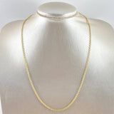 Cadena Roll-On 2.2gr / 50cm / 2.2mm Oro Amarillo +3