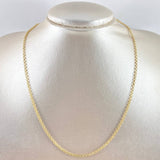 Cadena Roll-On 2.05gr / 45cm / 2.2mm Oro Amarillo +3