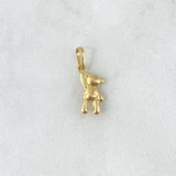 Dije Oso 0.5gr / 2cm / Oro Amarillo