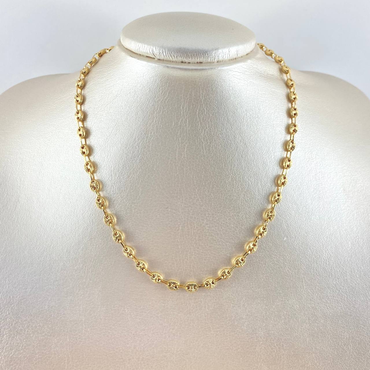 Cadena GC 9.65gr / 40cm / 4.5mm Diamantada Oro Amarillo