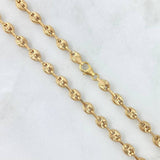 Cadena GC 9.75gr / 40cm / 4.5mm Diamantada Oro Amarillo ©