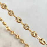 Cadena GC 9.65gr / 40cm / 4.5mm Diamantada Oro Amarillo
