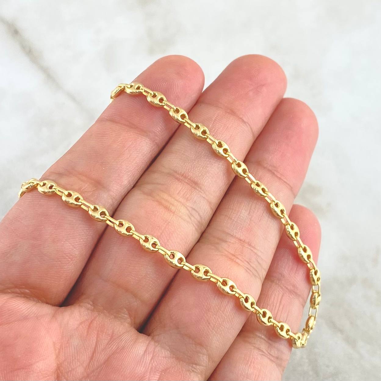Cadena GC 6.2gr / 40cm / 4.3mm Lisa Oro Amarillo 18K ©