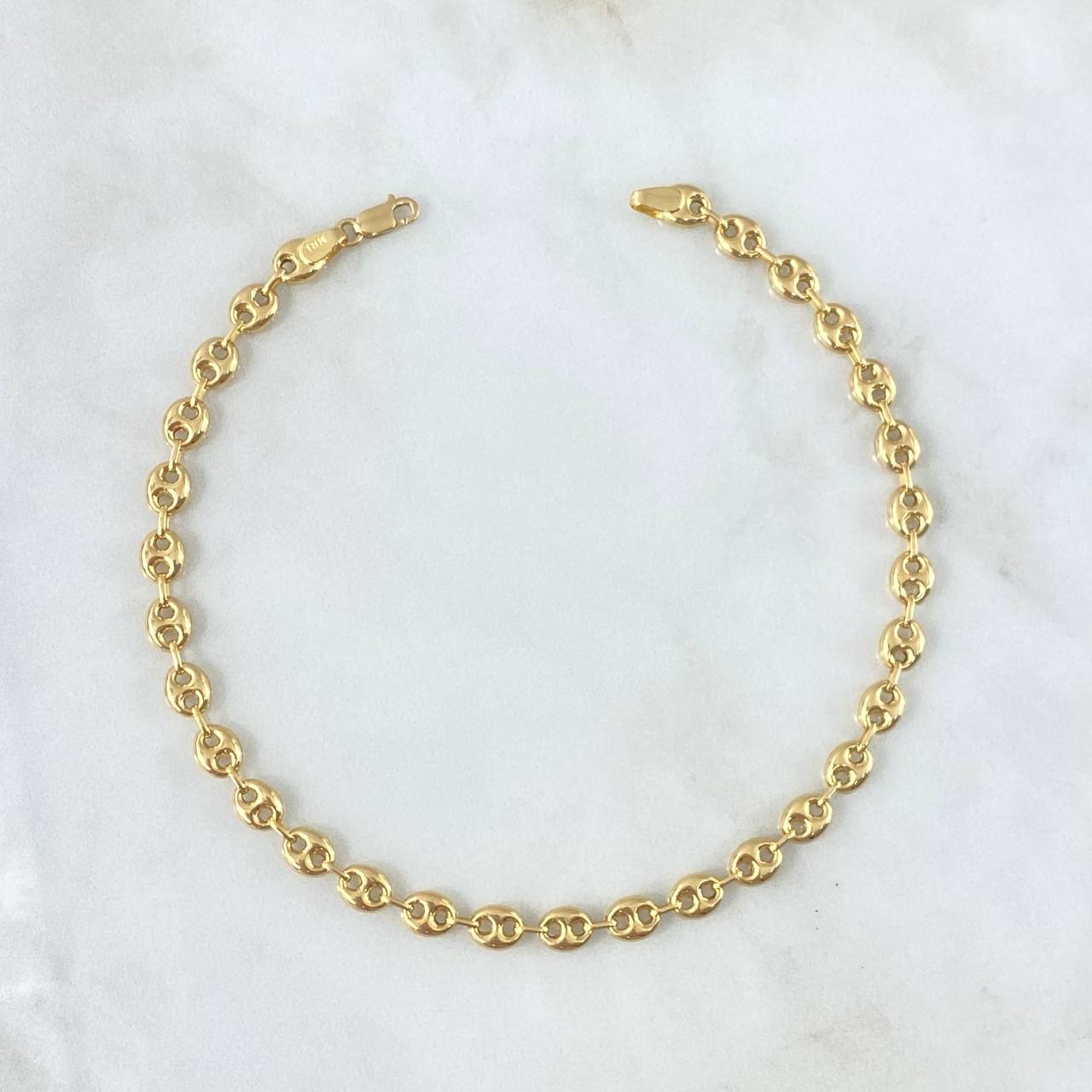 Tobillera GC 5gr / 25cm / 5mm Oro Amarillo ©