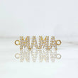 Herraje MAMÁ 0.95gr / 2.2cm / Circones Blancos Oro Amarillo