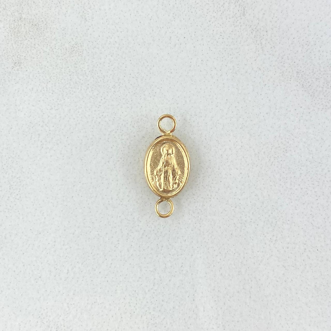 Herraje Virgen Milagrosa 0.3gr / 1.4cm / Mate Oro Amarillo