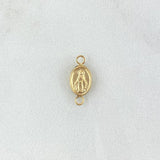 Herraje Virgen Milagrosa 0.3gr / 1.4cm / Mate Oro Amarillo