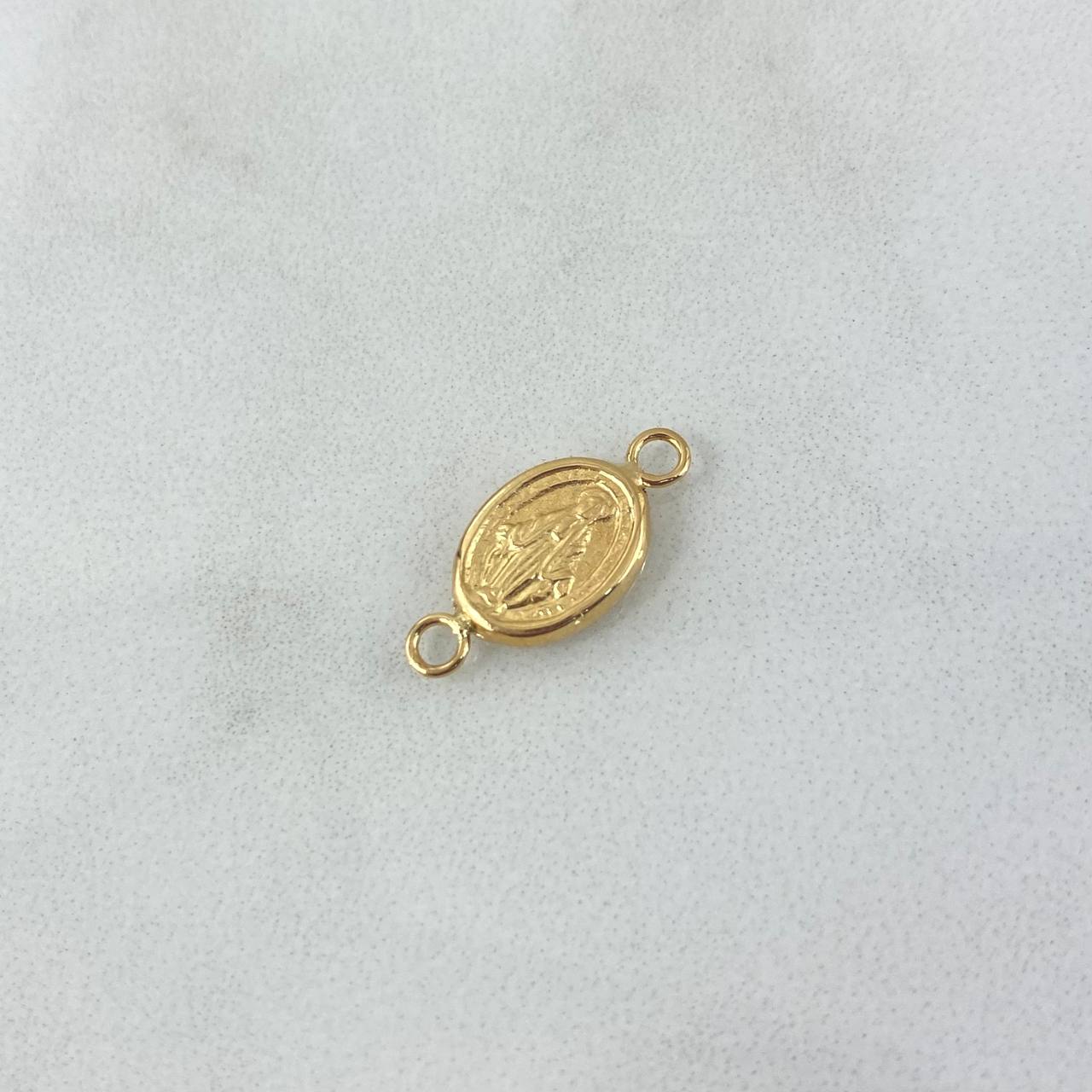 Herraje Virgen Milagrosa 0.45gr / 1.6cm / Oro Amarillo ©