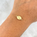 Herraje Virgen Milagrosa 0.5gr / 1.6cm / Oro Amarillo