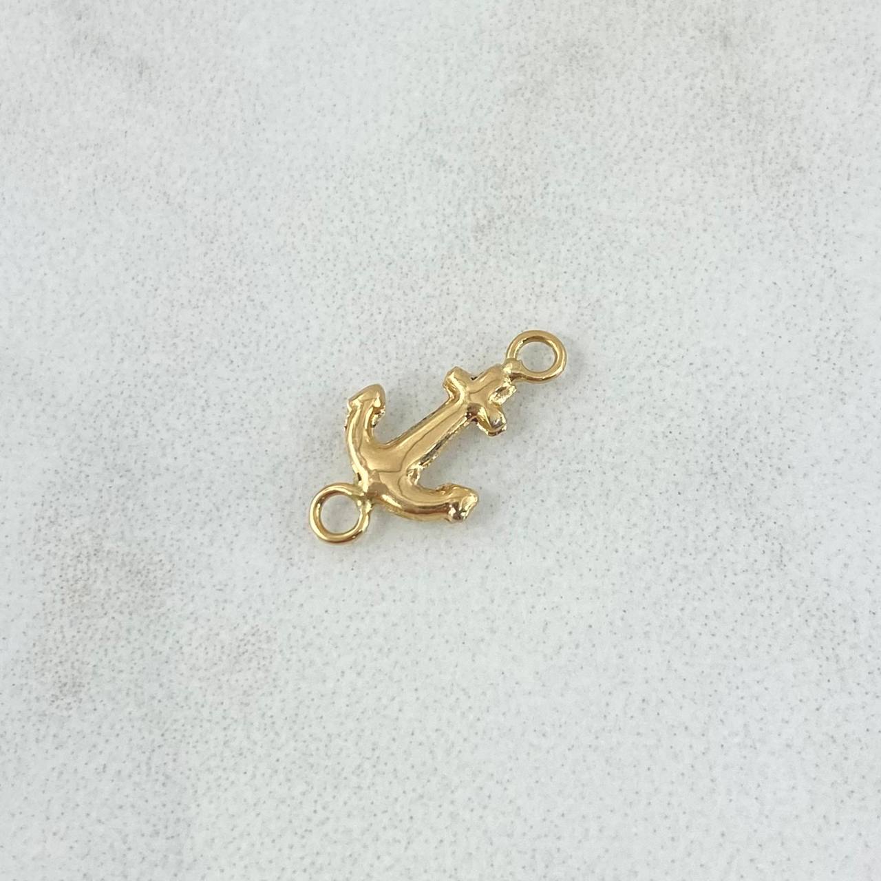 Herraje Ancla 0.25gr / 1.4cm / Lisa Oro Amarillo ©