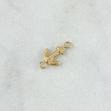 Herraje Ancla 0.25gr / 1.4cm / Lisa Oro Amarillo ©