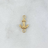 Herraje Ancla 0.25gr / 1.4cm / Lisa Oro Amarillo ©