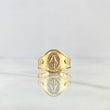 Anillo Sello Virgen Milagrosa Estrellado 1.8gr / T5 1/4 / Oro Amarillo 18K