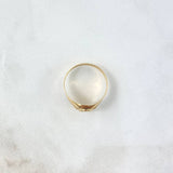 Anillo Virgen Milagrosa Sello Estrellado 1.75gr / T7 / Oro Amarillo