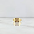 Anillo Corona 1.5gr / T4 / Sello Liso Oro Amarillo