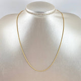 Cadena Cola Raton 1.8gr / 45cm / 1mm Oro Amarillo +3 18K *
